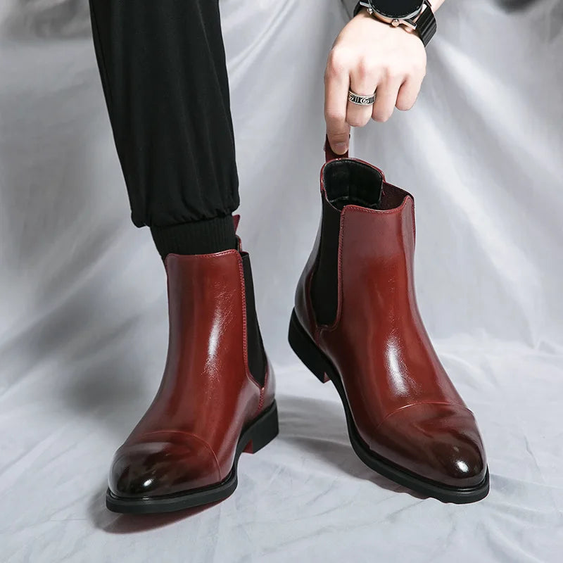 "Punta Stretta" – Pointed Chelsea Boots By Enzo Bellari®