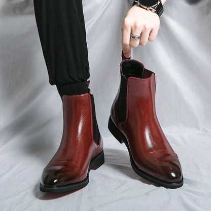 "Punta Stretta" – Pointed Chelsea Boots By Enzo Bellari®