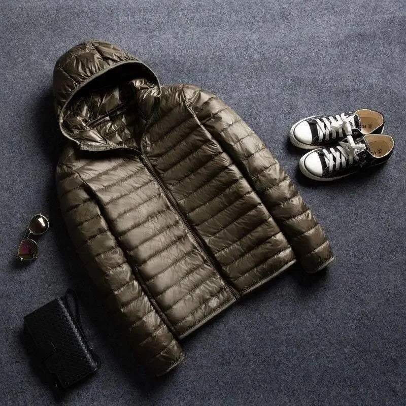 "Aria Serenata" – Lightweight Down Hooded Jacket By Enzo Bellari®