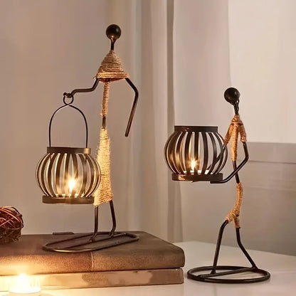 "Luna Dorata" – Nordic Metal Candle Holder By Enzo Bellari®