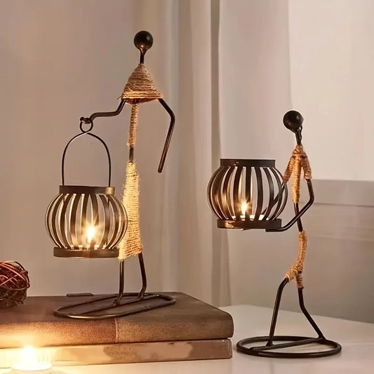 "Luna Dorata" – Nordic Metal Candle Holder By Enzo Bellari®