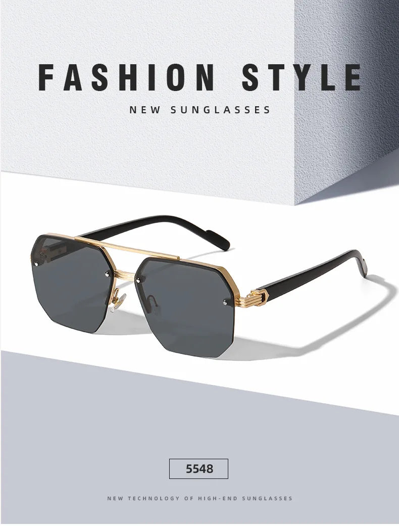 "Vista Leggera" – Semi-Rimless Sunglasses By Enzo Bellari®