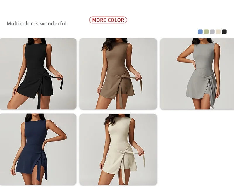 "Nuvola Bianca" – Tennis Skirt Dress By Enzo Bellari®