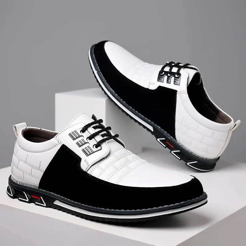 "Vento Lieve" – Classic PU Leather Shoes By Enzo Bellari®