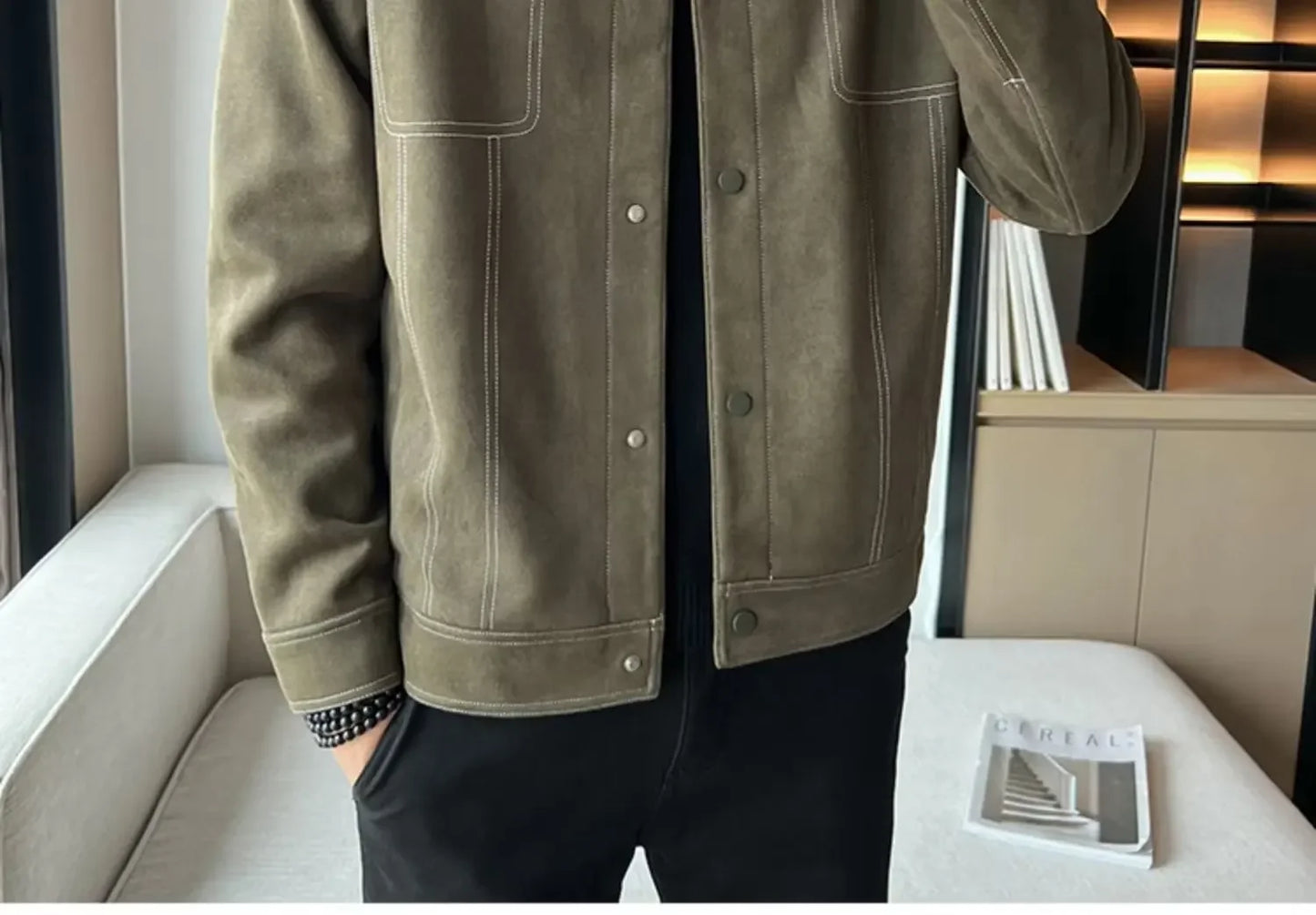 "Vento di Chamois" – Chamois Leather Jacket By Enzo Bellari®