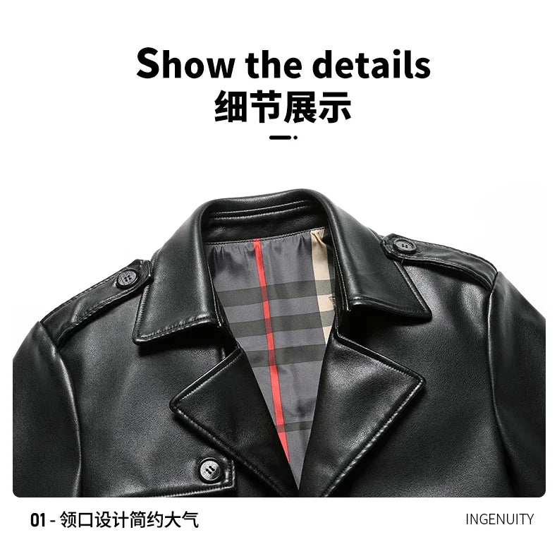 "Vento Slim" – PU Leather Jacket By Enzo Bellari®