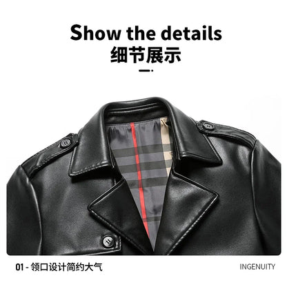 "Vento Slim" – PU Leather Jacket By Enzo Bellari®