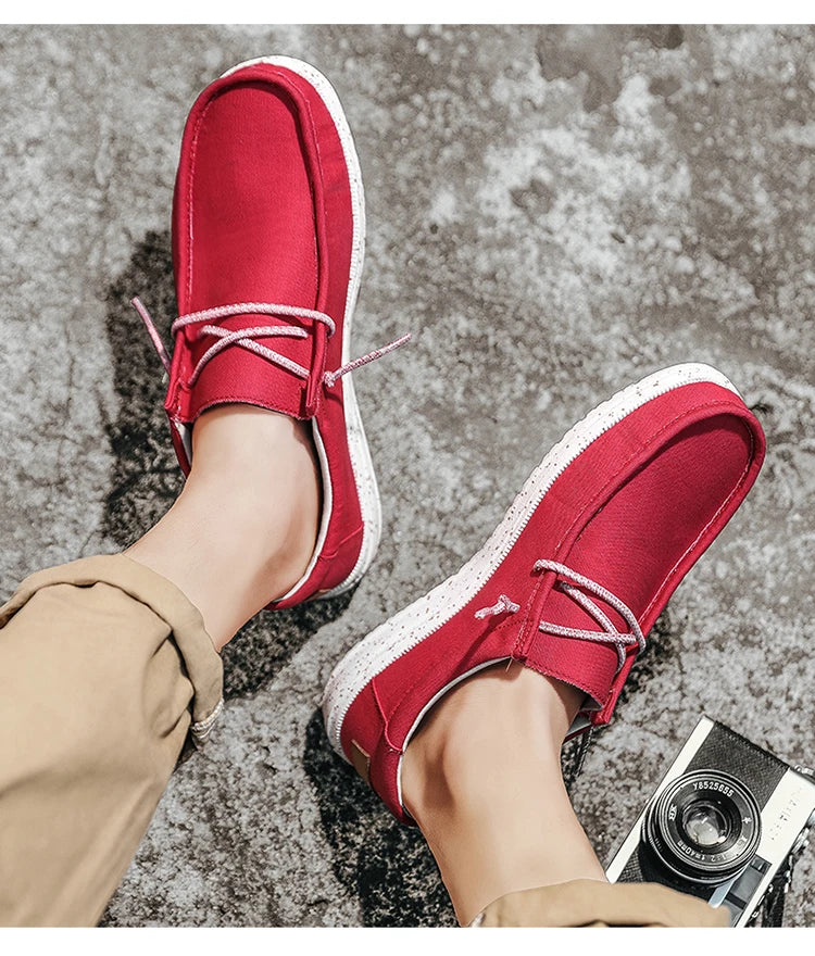 "Fior di Vento" – Plus Size Canvas Sneakers By Enzo Bellari®