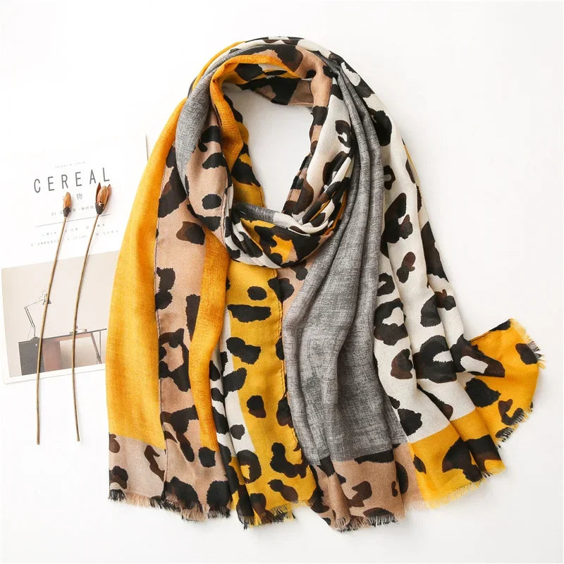 "Macchia Selvaggia" – Leopard Print Scarf By Enzo Bellari®