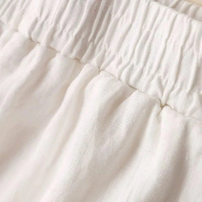 "Passo Largo" – Cotton Wide Leg Pants By Enzo Bellari®