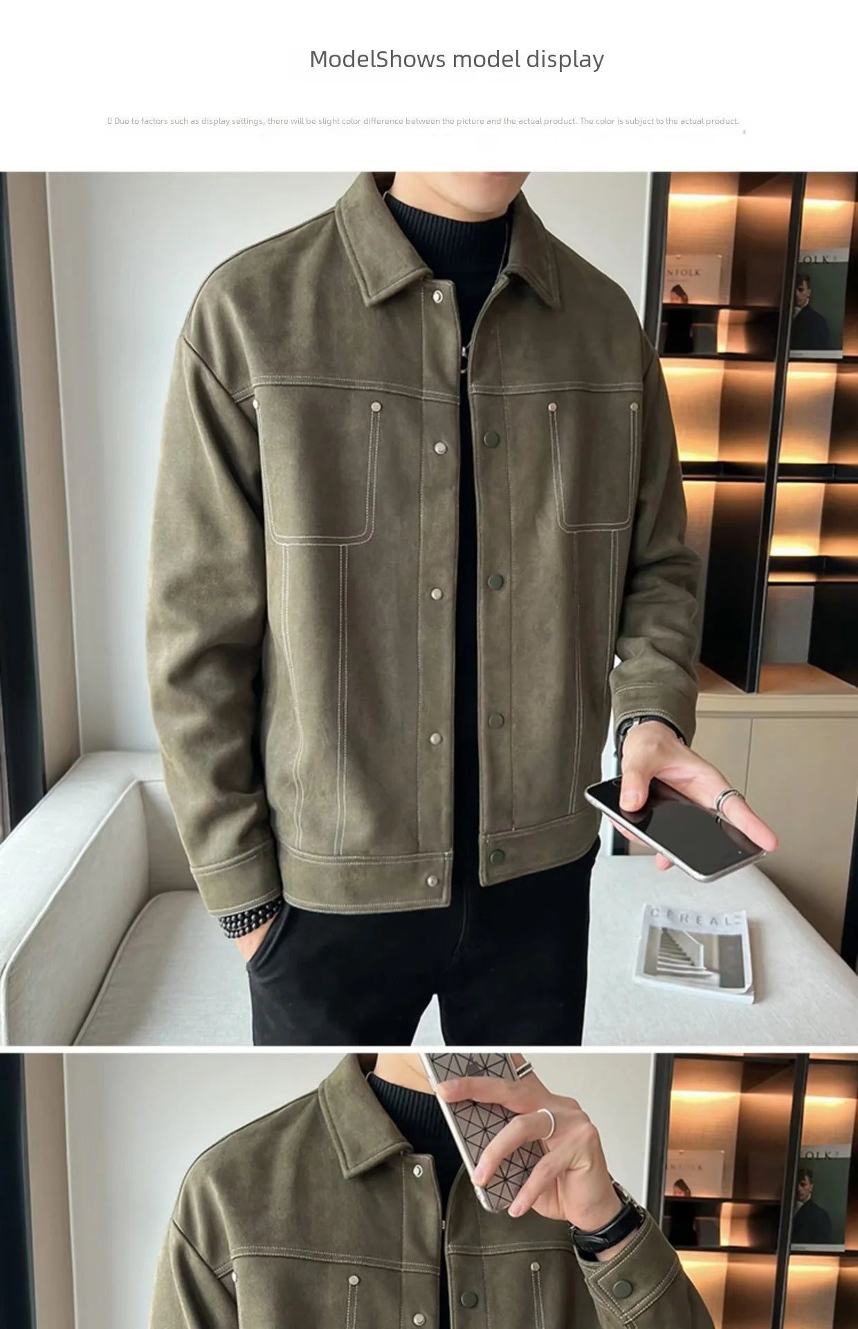 "Vento di Chamois" – Chamois Leather Jacket By Enzo Bellari®