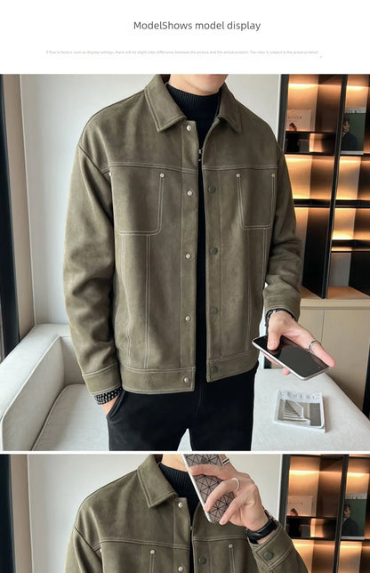 "Vento di Chamois" – Chamois Leather Jacket By Enzo Bellari®