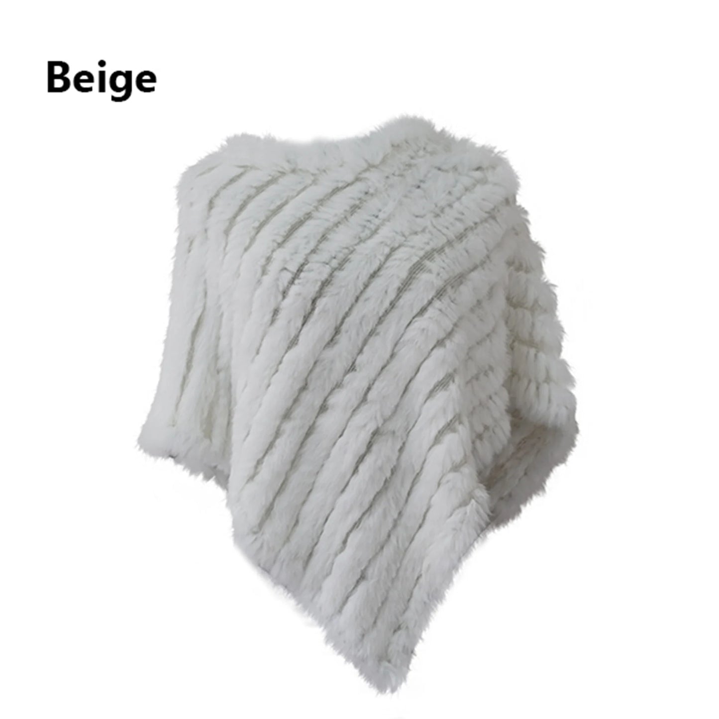 "Coniglio Reale" – Fur Poncho Vest By Enzo Bellari®