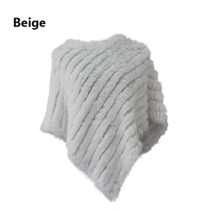 "Coniglio Reale" – Fur Poncho Vest By Enzo Bellari®