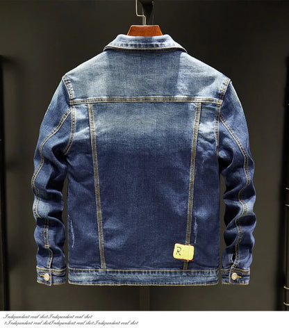 "Fior di Vento" – Zipper Denim Jacket By Enzo Bellari®