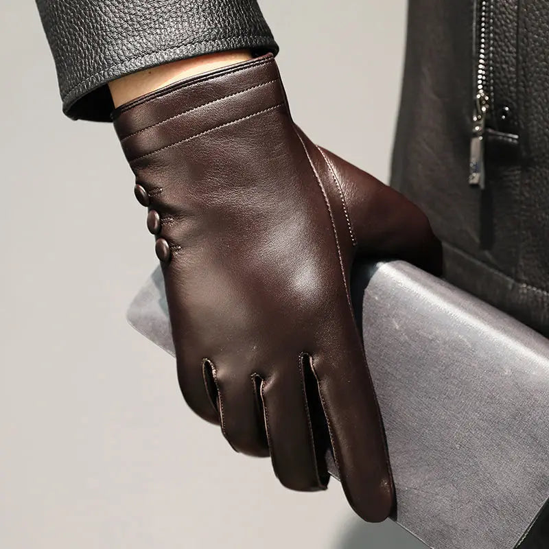 "Mano Calda" – Sheepskin Winter Gloves By Enzo Bellari®