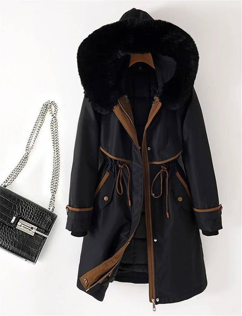 "Neve Elegante" – Fur Hooded Parka By Enzo Bellari®