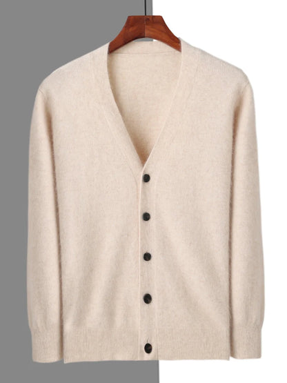 "Sole di Capri" – V-neck Cashmere Cardigan By Enzo Bellari®