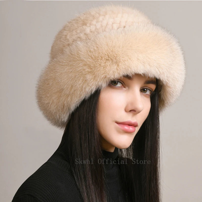 "La Pelliccia" – Mink & Fox Fur Beanie By Enzo Bellari®