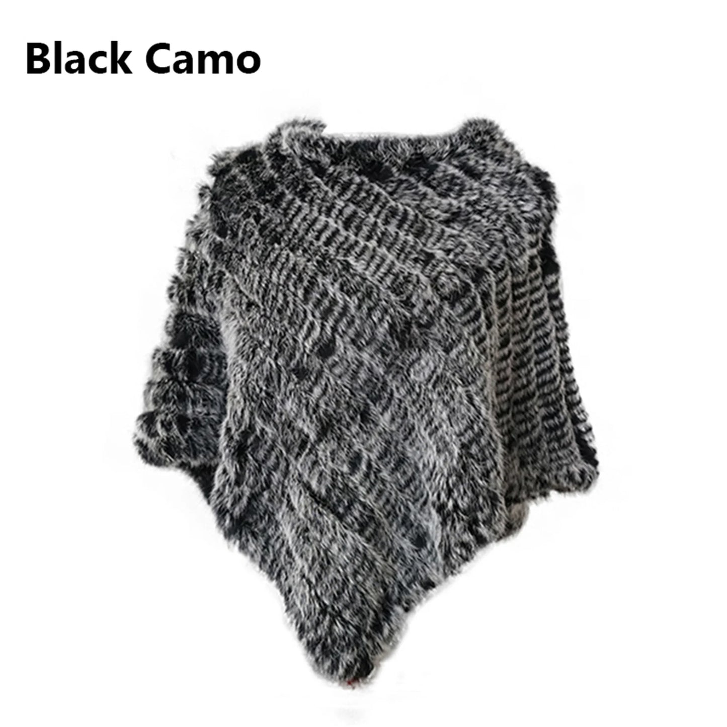 "Coniglio Reale" – Fur Poncho Vest By Enzo Bellari®