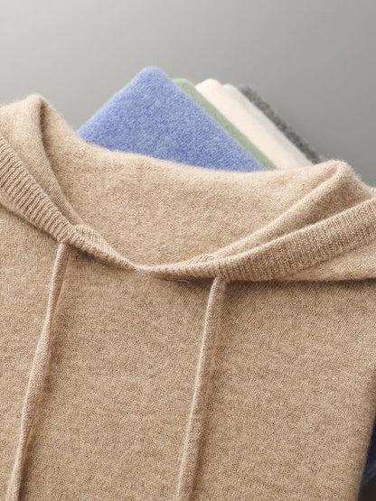 "Fior di Vento" – Cashmere Merino Wool Hoodie By Enzo Bellari®