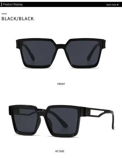 "Sole Dorato" – Square Gold Sunglasses By Enzo Bellari®