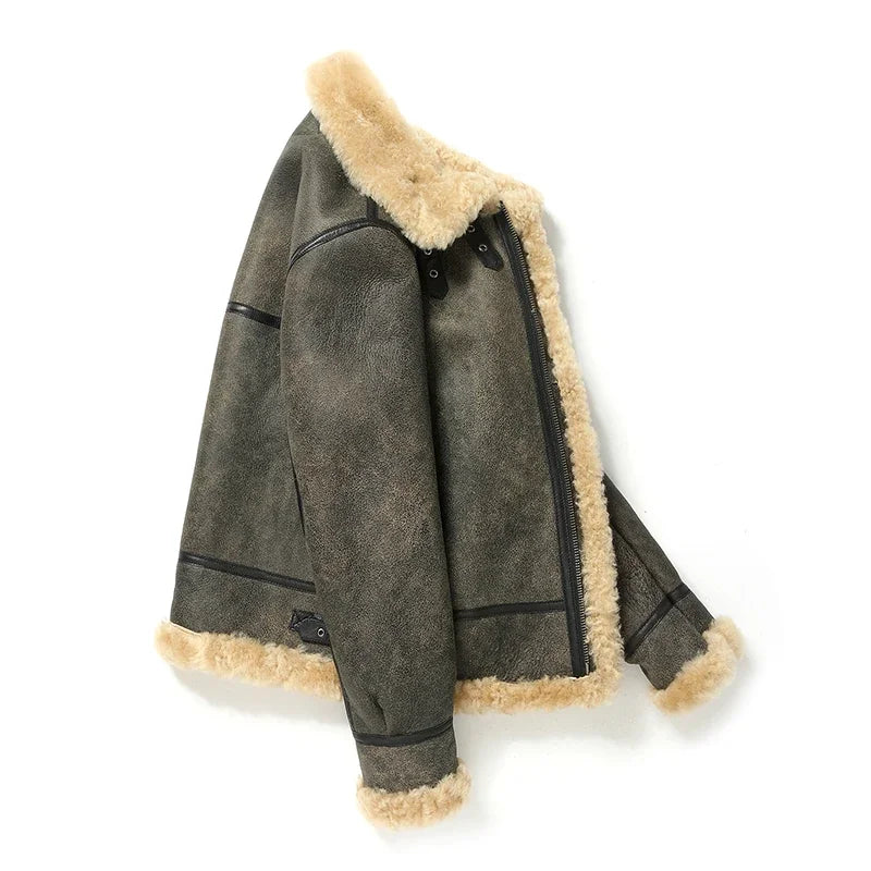 "Pelle di Cervo" – Sheepskin Fur Jacket By Enzo Bellari®