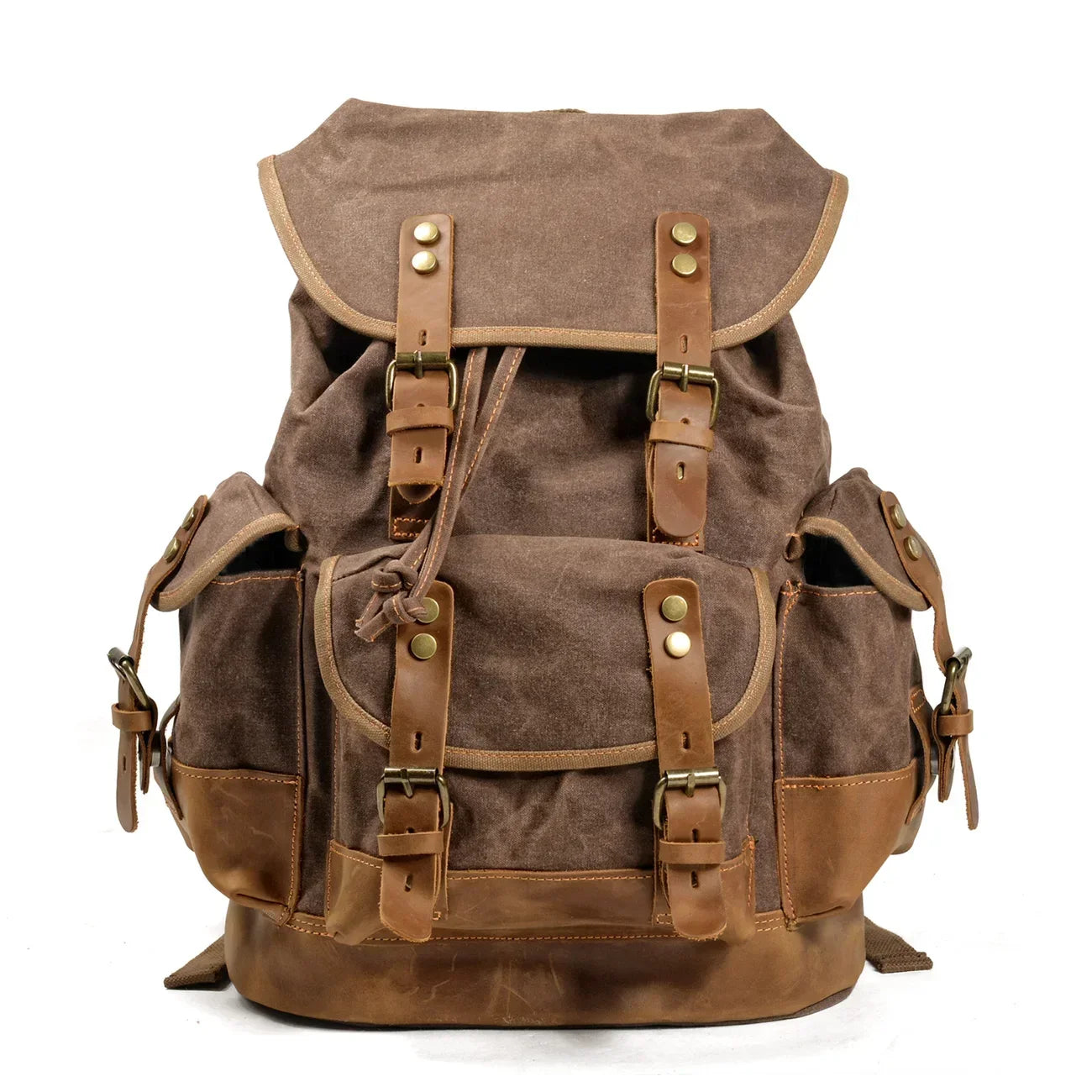 "Fior di Vento" – Waterproof Waxed Canvas Backpack By Enzo Bellari®
