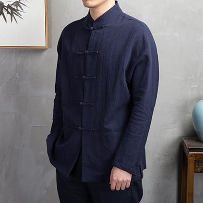 "Taglio Cinese" – Cotton Linen Shirt By Enzo Bellari®