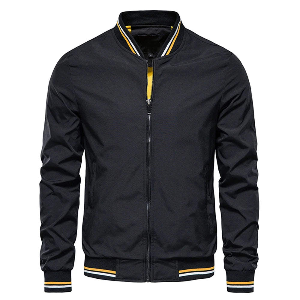 "Vera Luce" – Casual Slim Fit Bomber Jacket By Enzo Bellari®