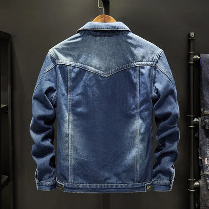 "Pelliccia Blu" – Fleece Denim Jacket By Enzo Bellari®