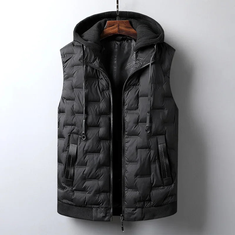 "Vera Luce" – Hooded Windproof Winter Vest By Enzo Bellari®