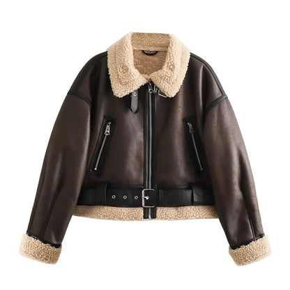 "Collo Peloso" – Fur Collar Short Jacket By Enzo Bellari®