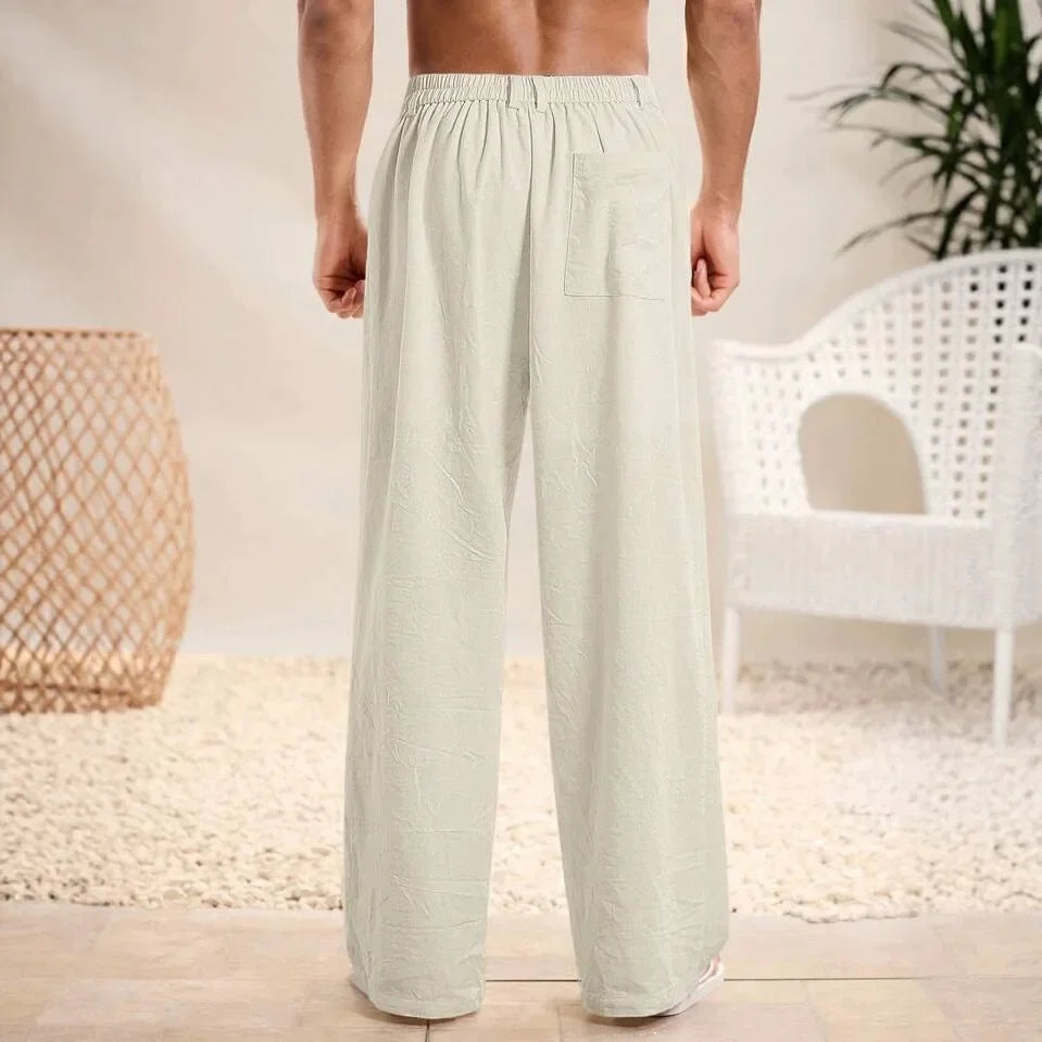 "Tessuto Libero" – Loose Linen Pants By Enzo Bellari®