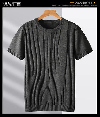 "Sole di Capri" – Round Neck Casual T-Shirt By Enzo Bellari®