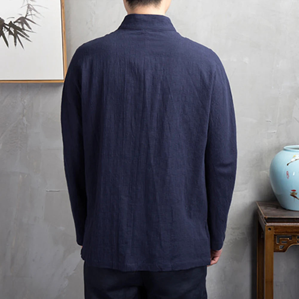 "Taglio Cinese" – Cotton Linen Shirt By Enzo Bellari®