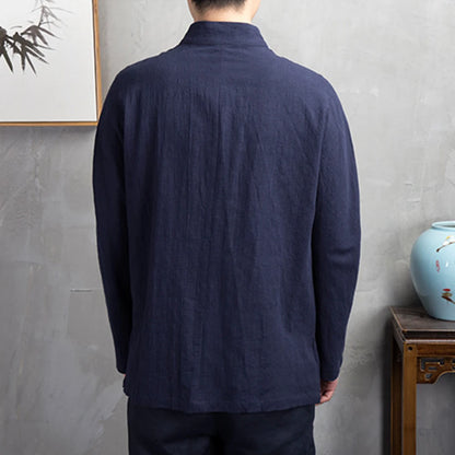 "Taglio Cinese" – Cotton Linen Shirt By Enzo Bellari®