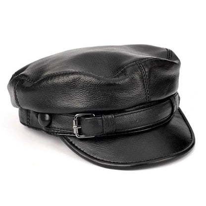 "Berretto Urbano" – Leather Beret Hat By Enzo Bellari®