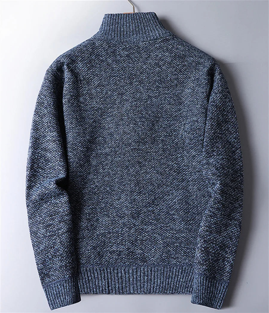 "Collo Alto" – Fleece Turtleneck Sweater By Enzo Bellari®