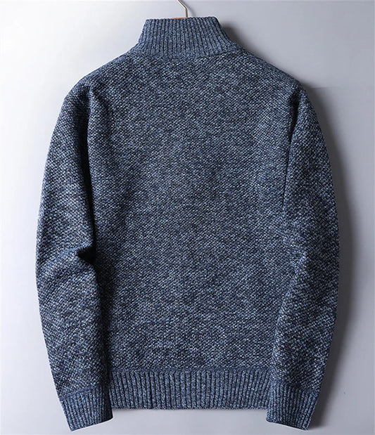"Collo Alto" – Fleece Turtleneck Sweater By Enzo Bellari®