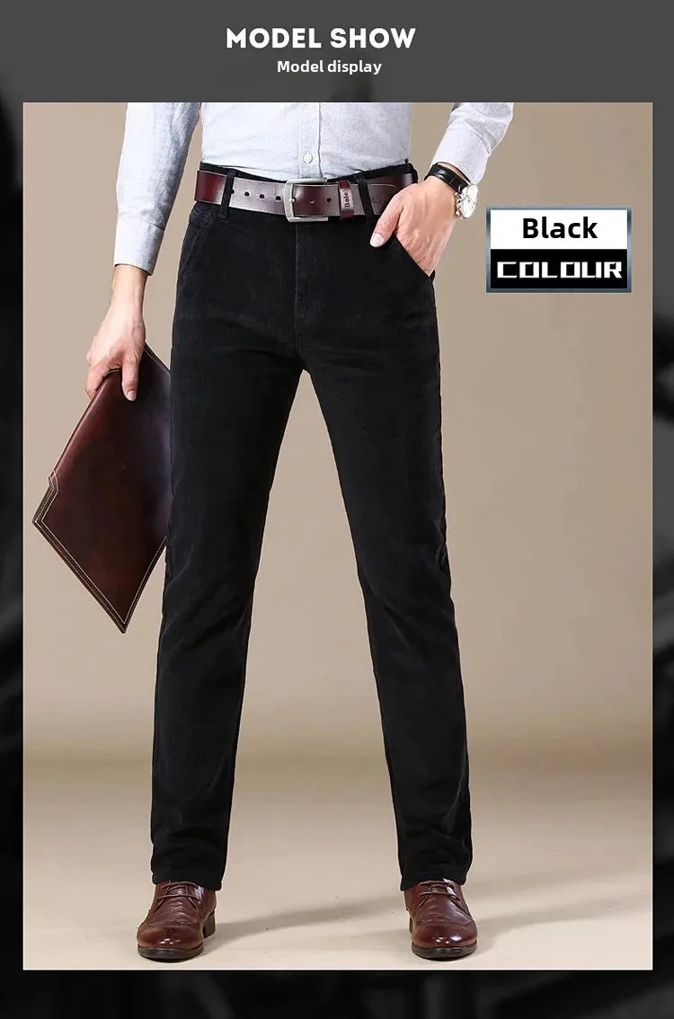 "Trama Rustica" – Corduroy Casual Pants By Enzo Bellari®