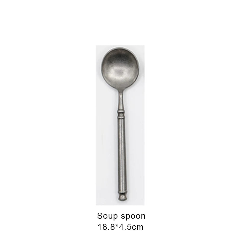 "Acciaio Retrò" – Stainless Flatware Cutlery Set By Enzo Bellari®