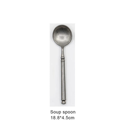 "Acciaio Retrò" – Stainless Flatware Cutlery Set By Enzo Bellari®