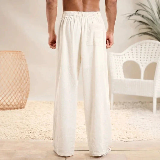 "Tessuto Libero" – Loose Linen Pants By Enzo Bellari®