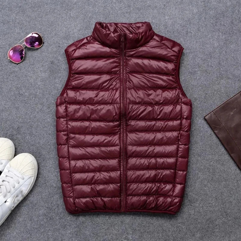 "Fior di Vento" – Ultralight Duck Down Puffer Vest By Enzo Bellari®