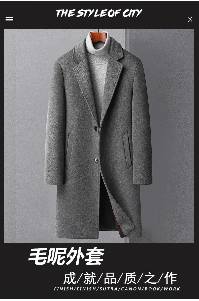 "Lana Lunga" – Woolen Trench Coat By Enzo Bellari®