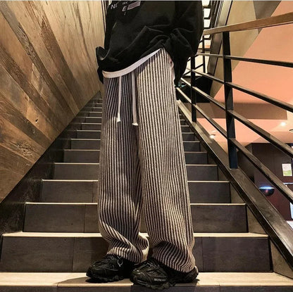 "Il Rilassato" – Striped Casual Pants By Enzo Bellari®