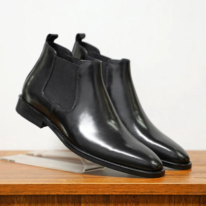 "Classe Eterna" – Chelsea Leather Boots By Enzo Bellari®