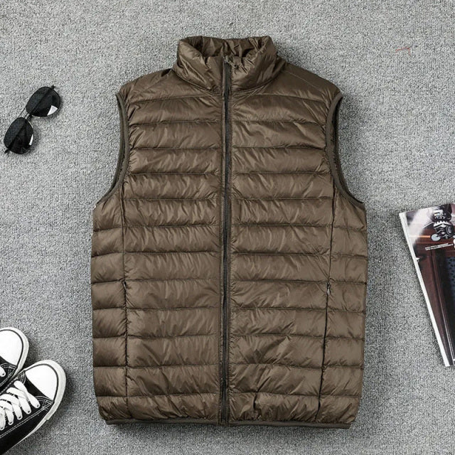 "Fior di Vento" – Ultralight Duck Down Puffer Vest By Enzo Bellari®