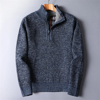 "Collo Alto" – Fleece Turtleneck Sweater By Enzo Bellari®